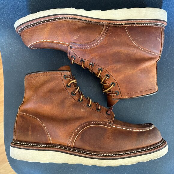 Red Wing Heritage 1907 Moc Toe Copper 11.5D - Picture 8 of 10